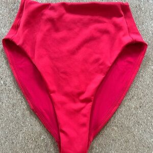 Left on Friday Hi Tide bottom size small sweet chili red